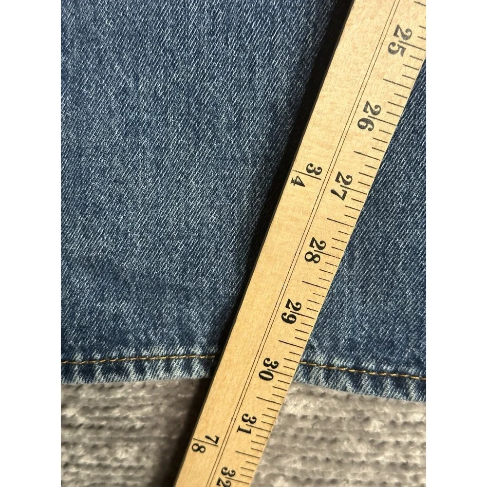 Levi's 501 Jeans Mens 44x30 Blue Denim Button Fly Original Fit Straight Leg NWT